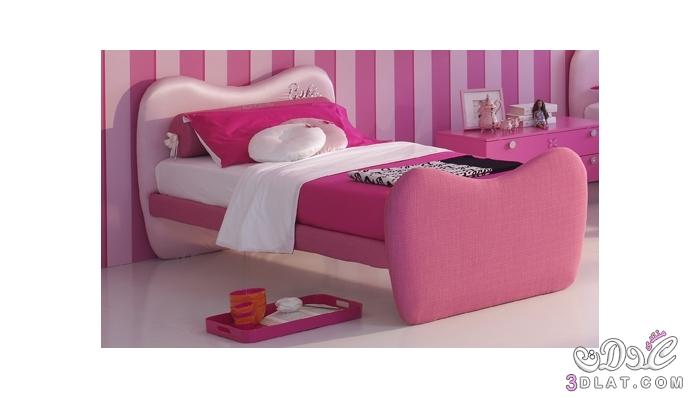 غرف للبنوتات باللون الوردي والأبيض