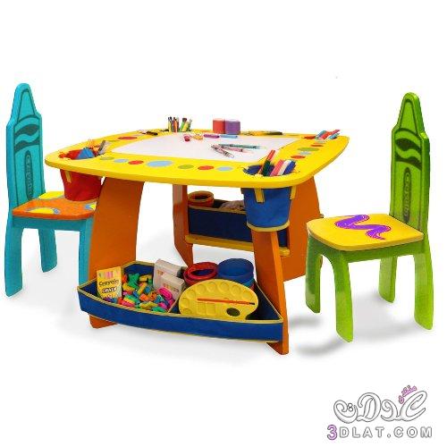 طاولات ملونة للاطفال ، طاولات باشكال رائعة للاطفال