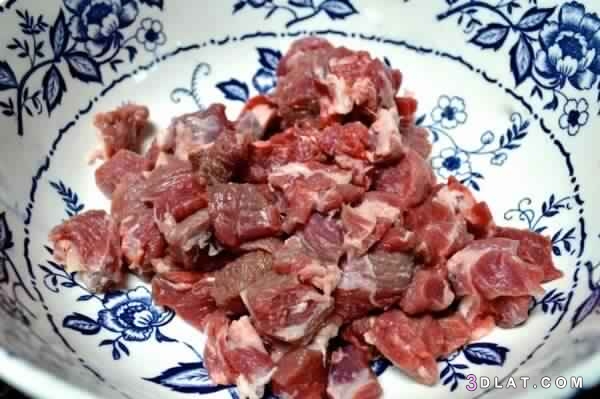 شيش اللحم على الطريقة الصينية بالصور