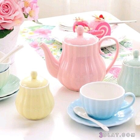 طقم شاي وقهوة للعرايس، صور أطقم الضيافة للشاى والقهوة
