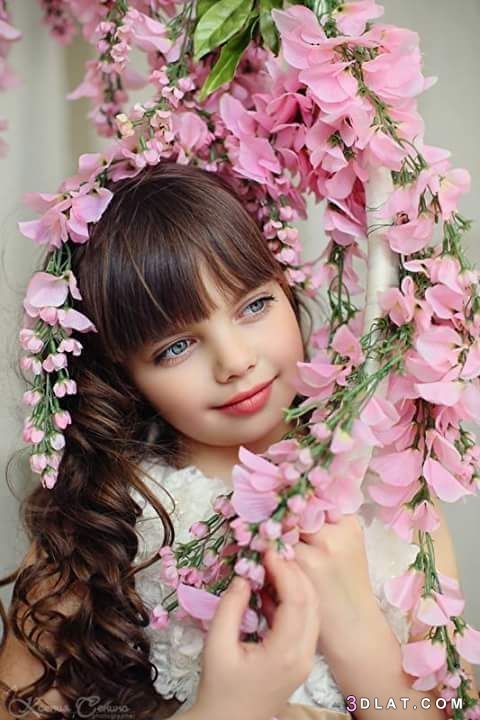 صور أطفال وزهور رائعة صور بنات صغاروورود جميلة ،صور بديعة ماشاء الله مجموعة