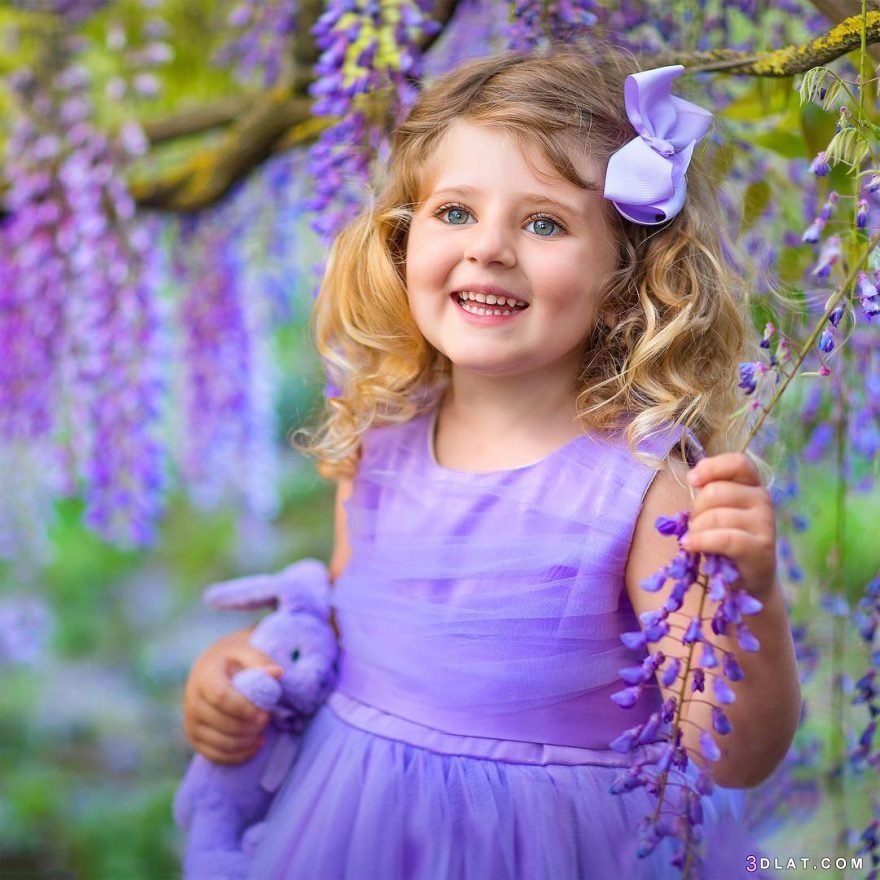 صور أطفال وزهور رائعة صور بنات صغاروورود جميلة ،صور بديعة ماشاء الله مجموعة