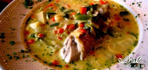 طريقة عمل حساء الدجاج مع الشعيريه وفوائده