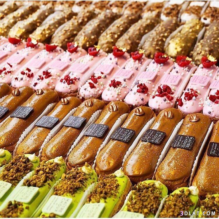 متجر Maitre Choux يعتبر من اشهر المتاجر  لتقديم حلوى اكلير الفرنسية