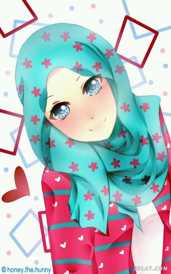 صور انمي محجبات جديده بجوده عاليه HD Anime Muslim