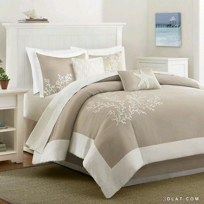 مفارش سرير جديده ،اجمل مفارش سرير 2024، مفارش سرير بالوان رائعه