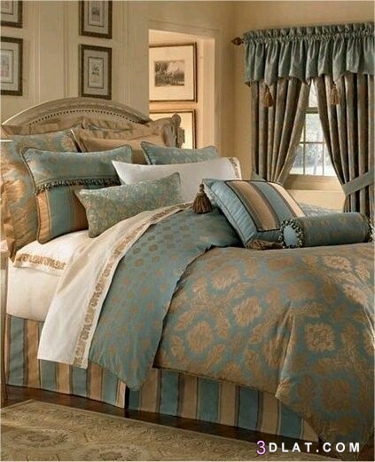 مفارش سرير جديده ،اجمل مفارش سرير 2024، مفارش سرير بالوان رائعه