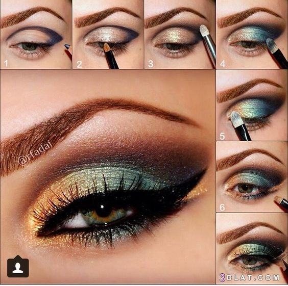 اجمل مكياج عيون بالخطوات2024,ايشادو بالوان النود,eye makeup tutorial