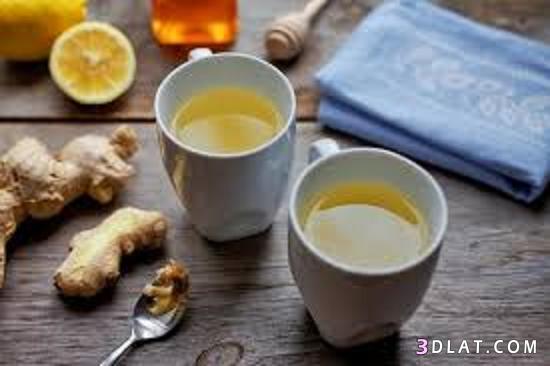 لعلاج السعال بوصفات طبيعية,شراب الزنجبيل والعسل مع الليمون لعلاج السعال