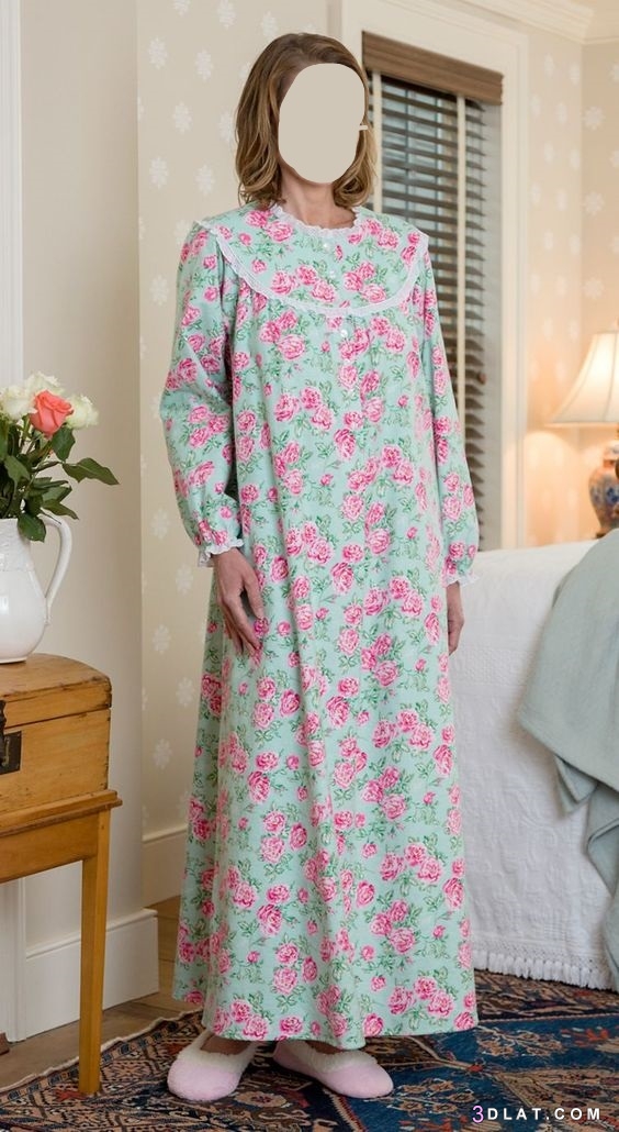 مجموعة من قمصان النوم الشتوى الحريمى رائعة ، ملابس شتوية للنساء مميزة