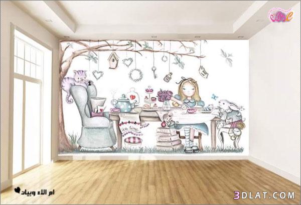 رسومات مخصصة لجدران غرف الاطفال,زيني غرفة اطفالك باحمل الرسومات