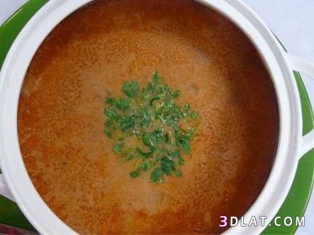 شوربة الفريك باللحم والخضر.طريقة عمل شوربة الفريك باللحم.حساء الفريك باللحم