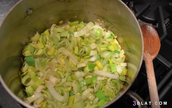 طريقه تحضير حساء البصل ألأخضر , شوربه البصل ألأخضر بالصور