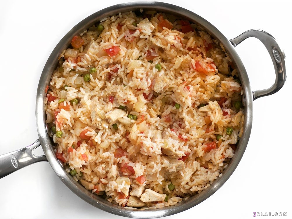 ارز بالدجاج والخضار , طريقه تحضير ارز بالدجاج والخضار بالصور