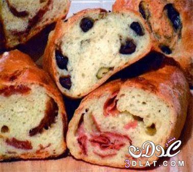 خبر ايطالي بالزيتون طريقة تحضير الخبز الايطالي بالزيتون خبز ايطالي بالزيتون