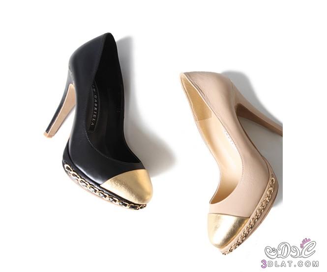 أحذية باللون الأسود 2024,جزم كعب عالي شياكة ,اخر موضة من الجزم النسائية باللون البيج