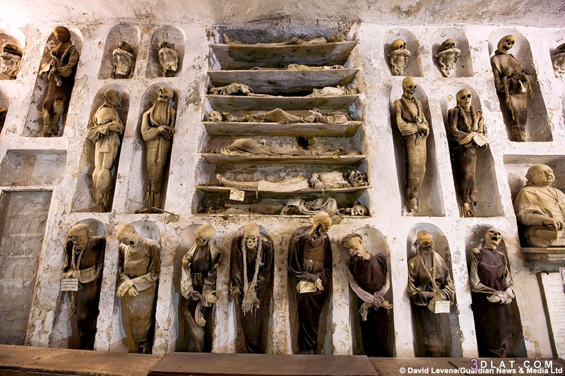 أغرب الرحلات ،رحلة إلى عالم الأموات في مقبرة كابجين الإيطالية.