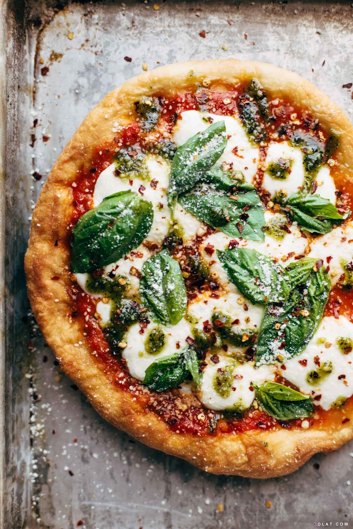 البيتزا المقلية , طريقه تحضير البيتزا المقلية بالصور