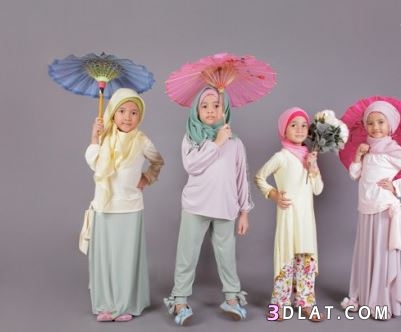 اجمل ملابس العيد للبنات 2024 , أشيك عبايات للبنات,اروع ملابس إسلامية للبنات