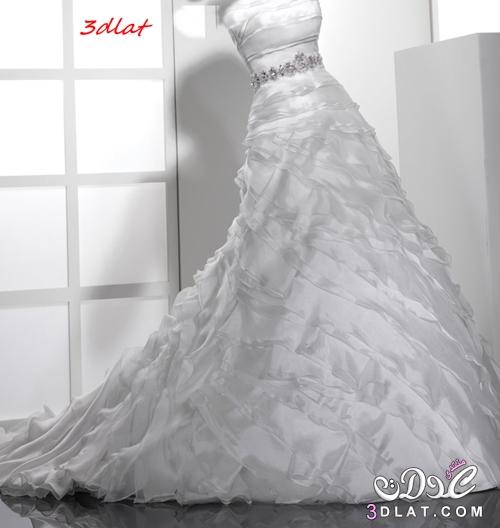 فساتين زفاف مودرن 2024 اشيك فساتين افراح تصميمات عالمية لفساتين الزفاف باللون الأبيض
