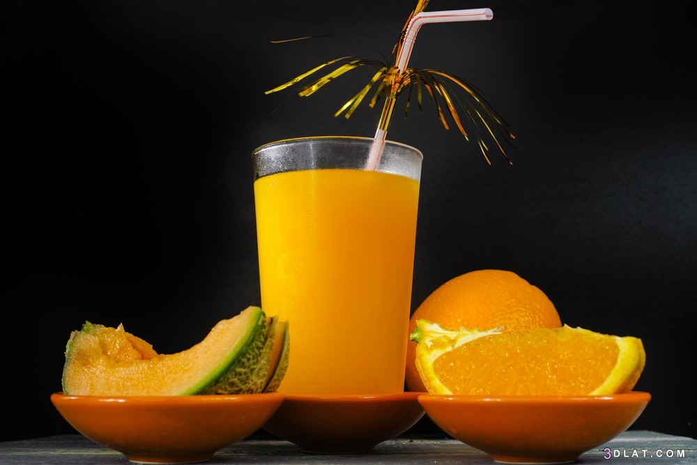 كيفية عمل عصير الكانتلوب والبرتقال , طريقه تحضير عصير البرتقال بالكانتلوب