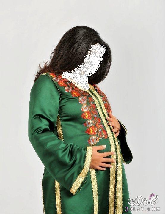 رد: قفاطن و جلابيات للحوامل ,ملابس تقليدية للمرأة الحامل,  أزياء مغربية للنساء الحوام
