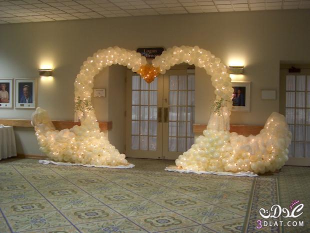 كوشة العروس ,كوشة من بالونات رووووعة , تشكيلة كوشات شيك