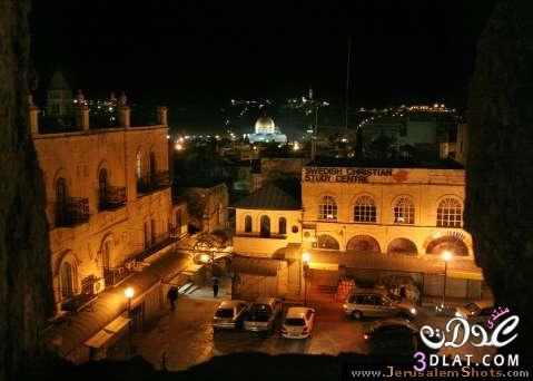 صور ليلية من مدينة القدس صور من عاصمة فلسطين القدس ليلا صور لاجمل مدينة القدس