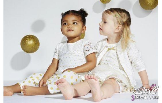 ازياء اطفال باللون الابيض اروع واجمل ملابس الاطفال 2024