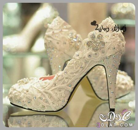 احذية مميزة للعروس,اجمل الاحذية لعروس 2024,احذية بكعب رائعة للعروس
