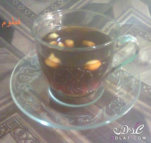 الشاي الاحمر بالمكسرات طريقة تحضير الشاي الاحمر بالفول السوداني من مطبخي