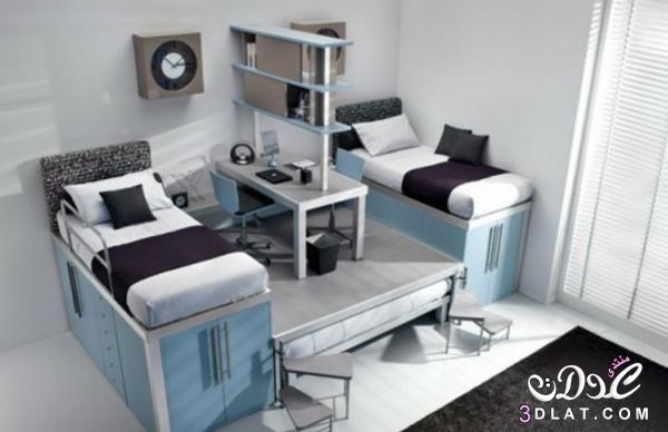 غرف نوم اطفال عصرية , افكار جديدة لغرف نوم اطفال مساحات ضيقة , Kids bedroom ideas