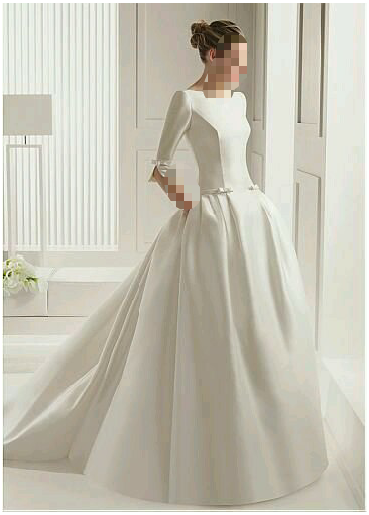 أناقة فستان زفافك في 2024  في الفساتين الرقيقة والناعمة