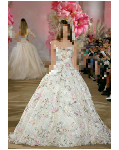 أناقة فستان زفافك في 2024  في الفساتين الرقيقة والناعمة