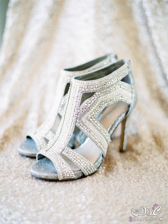 احذية جديدة للعروس2024 احذية مميزة ومرصعة باحجار اللؤلؤ,احذية لعروس2024,احذية رائعة