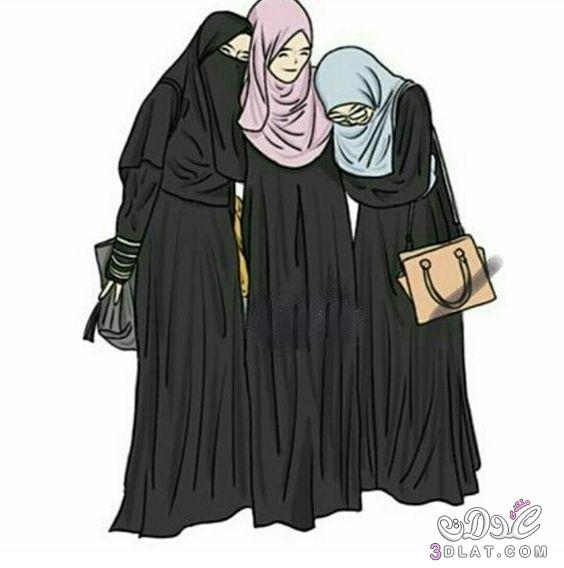 صور إنمي محجبات رائعة تصورحجاب المرأة المسلمة صور انمى توضح (حجاب المسلمات الشرعي)