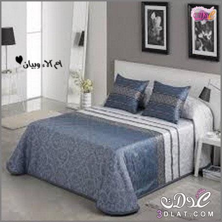 رد: مفاررش سرير رائعة باللون الازرق بتدرجاته,لمحبات الازرق اليكن هذه المفارش الرائعة