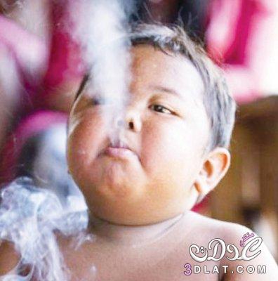 صور اطفال بتشرب سجائر