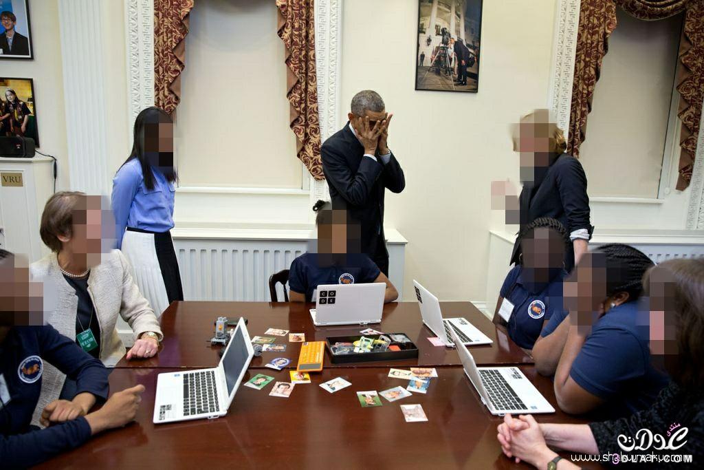 أوباما بصورة مضحكة.....Obama in Funny