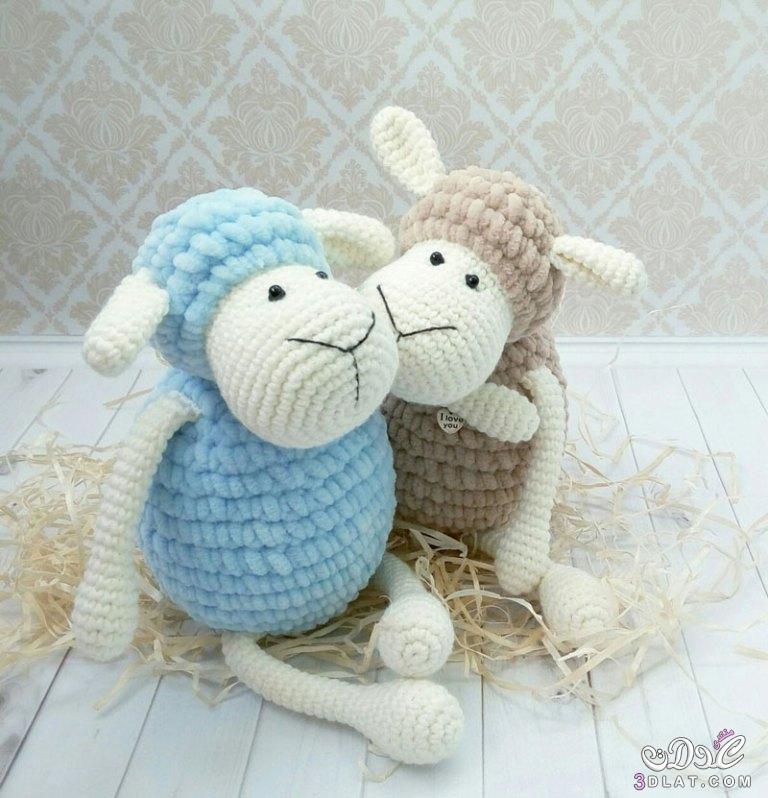 خروف العيد,صور لخروف العيد, عمل خروف بالصوف, فن ايمجرومي ,amigurumi