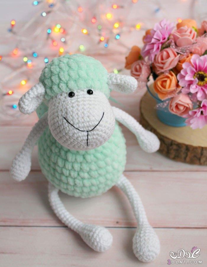 خروف العيد,صور لخروف العيد, عمل خروف بالصوف, فن ايمجرومي ,amigurumi