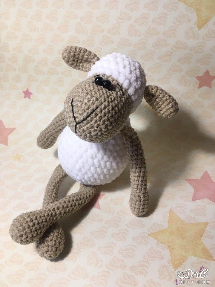 خروف العيد,صور لخروف العيد, عمل خروف بالصوف, فن ايمجرومي ,amigurumi