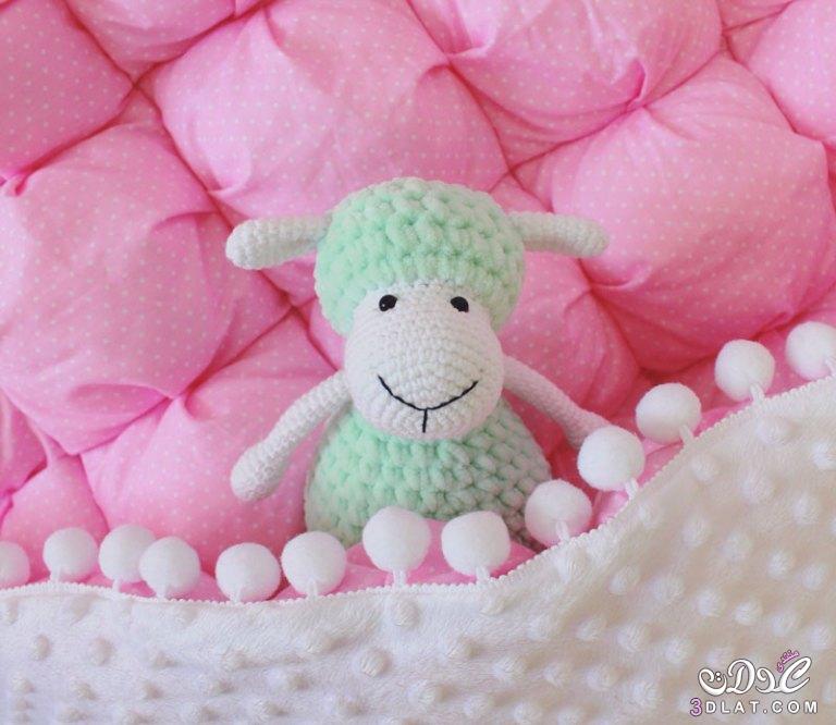 خروف العيد,صور لخروف العيد, عمل خروف بالصوف, فن ايمجرومي ,amigurumi