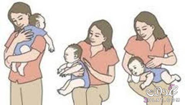 طريقة تجشؤ الرضيع ، كيف تقومين بتجشؤ رضيعك ، تجشؤ الرضع وحديثي الولادة