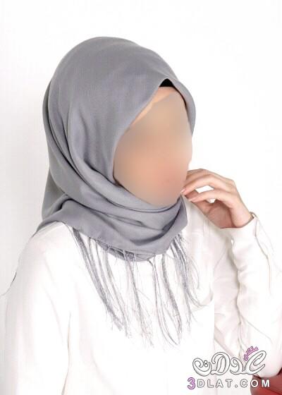 صور لفات حجاب جديدة..احدث لفات طرح للمحجبات..لفات حجاب 2024