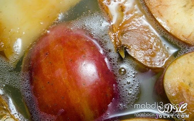 طريقة عمل خل التفاح بالصور الموضحة