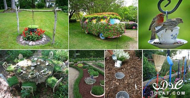 أفكار رائعة لتزين الحدائق المنزلية, مجموعه من الافكار لتزيين الحديقه المنزليه