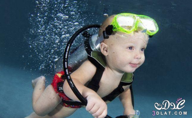 صور اطفال تحت الماء 2024 اجمل اللقطات لاطفال تحت الماء صور رائعه للاطفال 2024