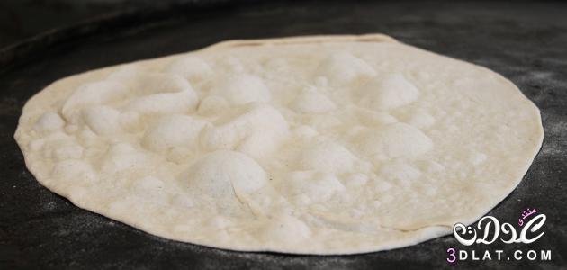 حبز الصاج كيفية تحضير خبز الصاج