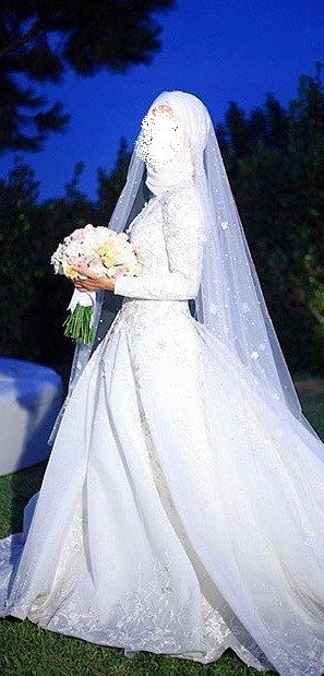 لأحلى عروس محجبة أحلى فساتين زفاف ، wedding dress